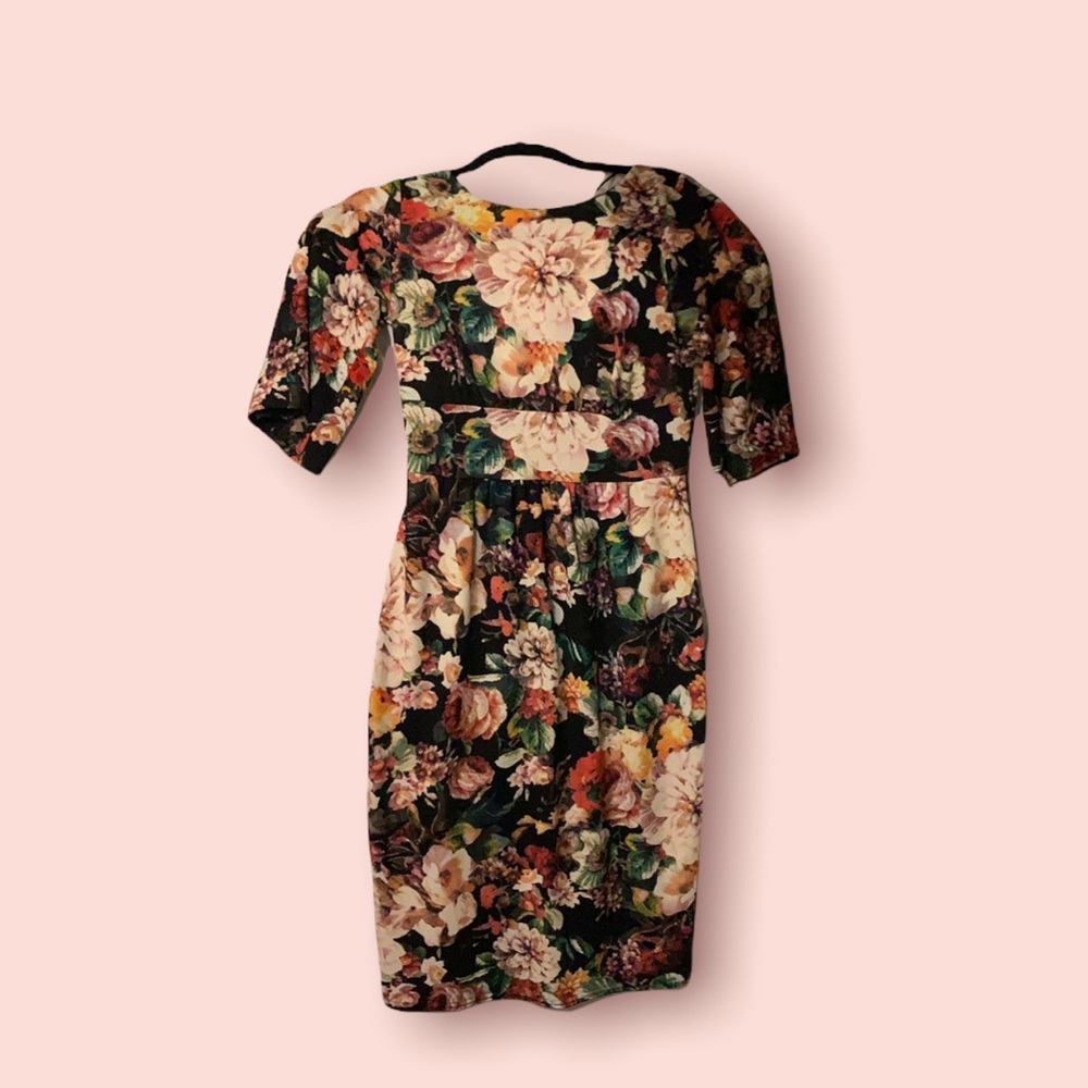 Floral Pencil Dress